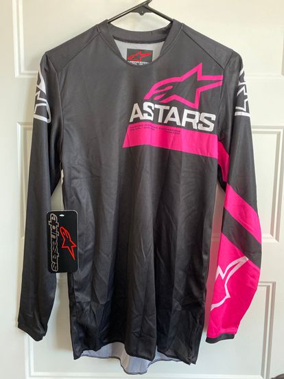 Alpinestars Fluid Chaser Jersey Anthracite/Coral Fluo L