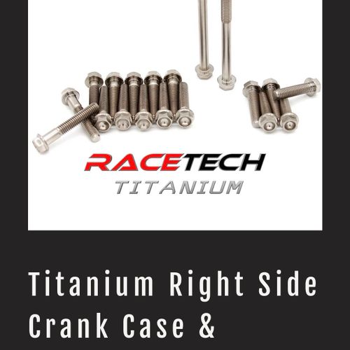 RaceTech Titanium Left & Right Side Cover Bolts
