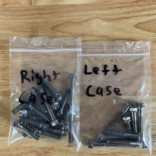 RaceTech Titanium Left & Right Side Cover Bolts