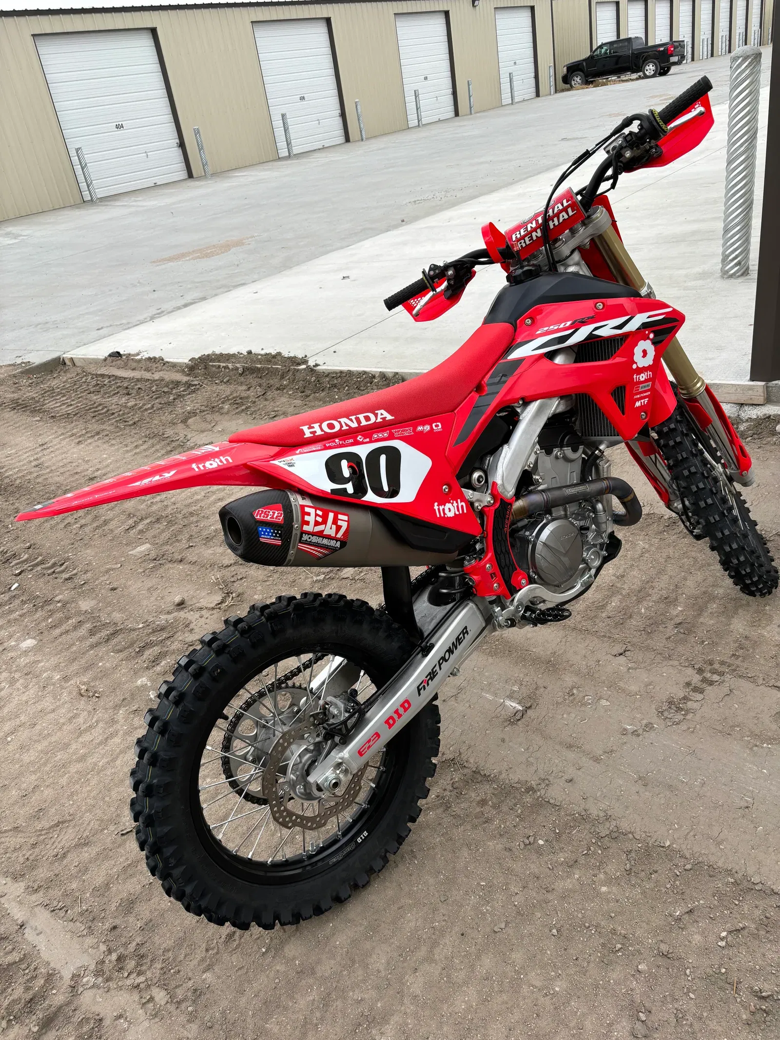 Yoshimura Rs-12 LikeNew Crf250 R Titanium