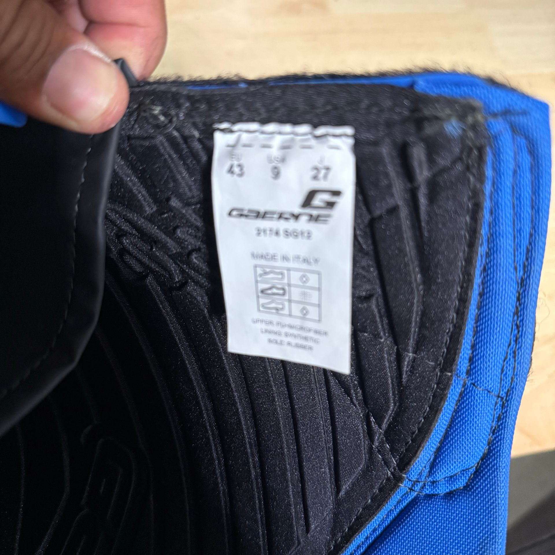 Gaerne SG12 Solid Blue Sz 9