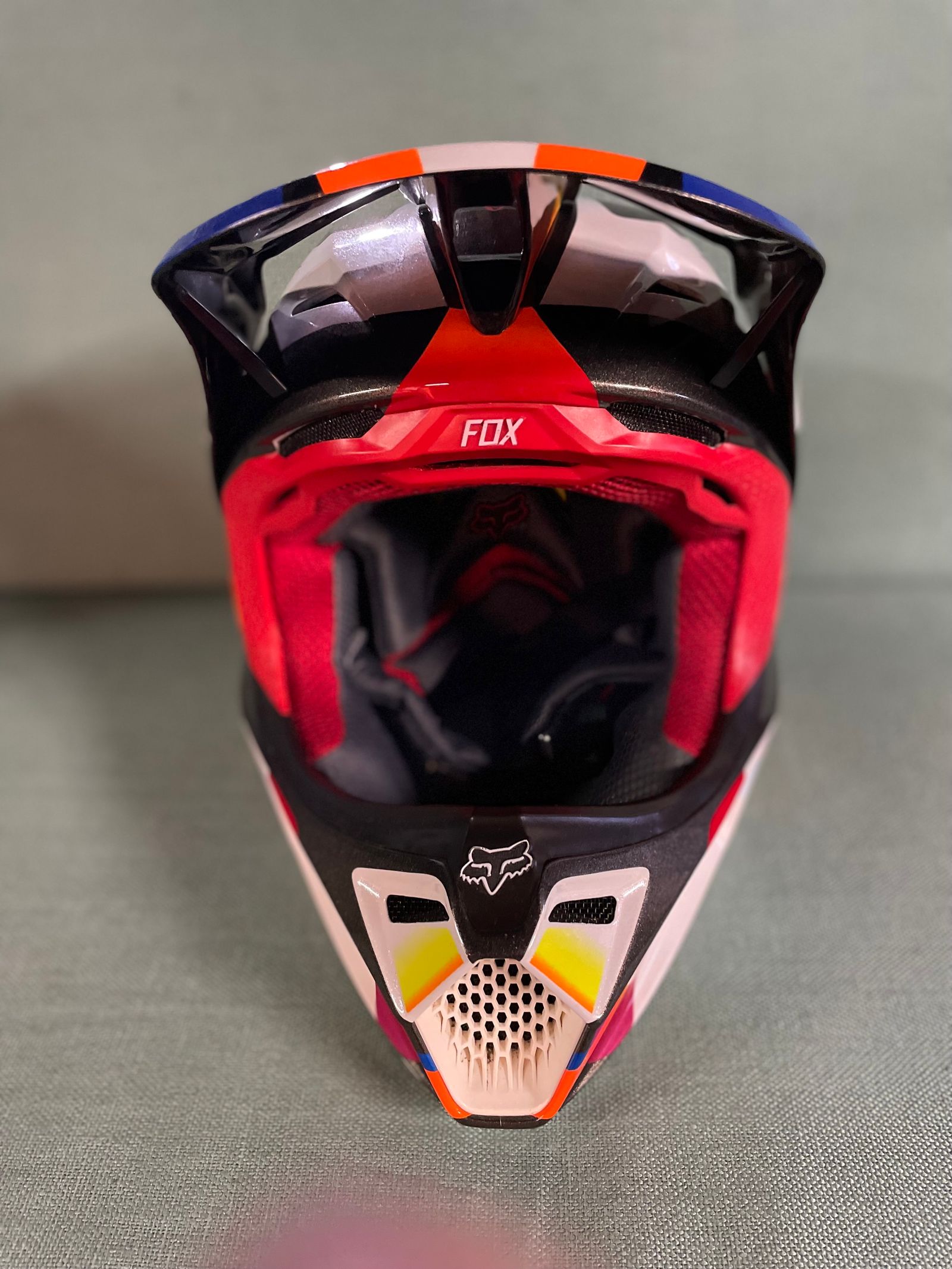 Fox v3 motif hot sale helmet