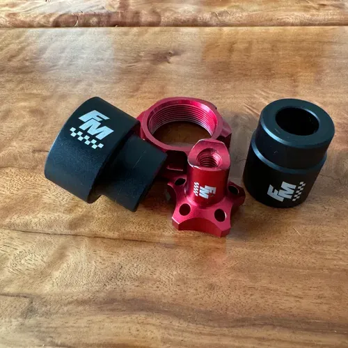 CRF 110F Bling Kit (Wheel spacers/FasterMinis Rod Adjuster & Stem Nut)