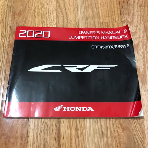 2020 Honda CRF450RX/R/RWE Owners Manual