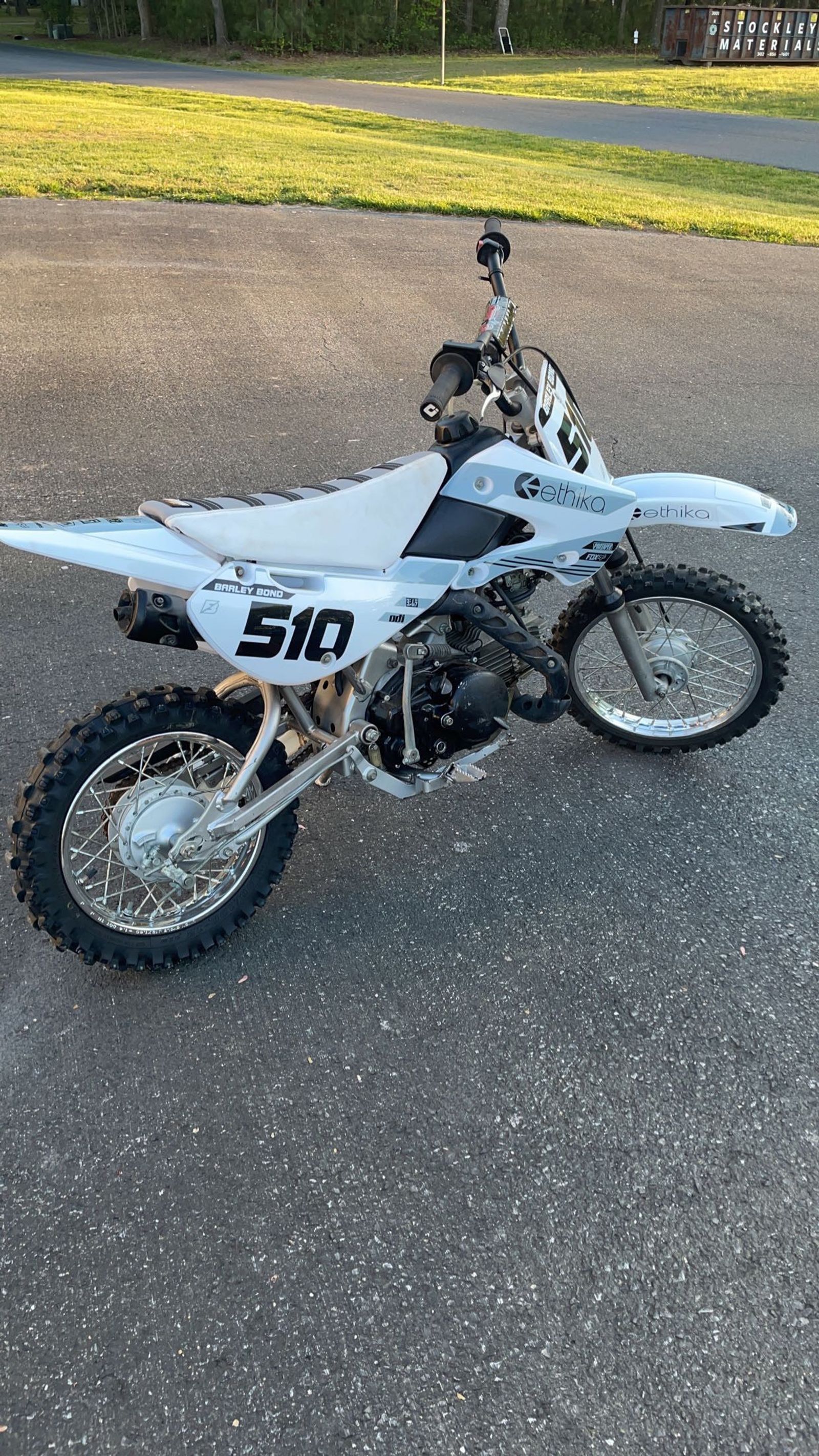 2007 kawasaki 110 dirt bike discount