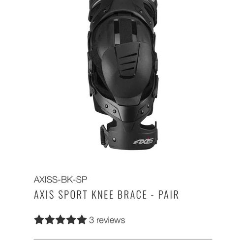 EVS Axis Sport Knee Braces (PAIR) - Medium 