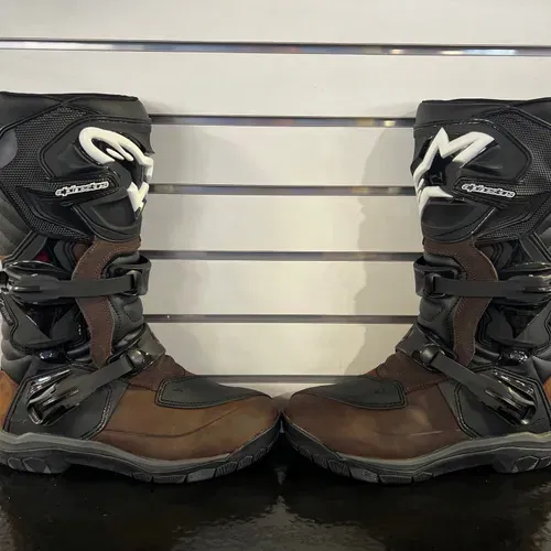 ALPINESTARS COROZAL ADVENTURE DRYSTAR BOOTS BRN OILED LEATHE