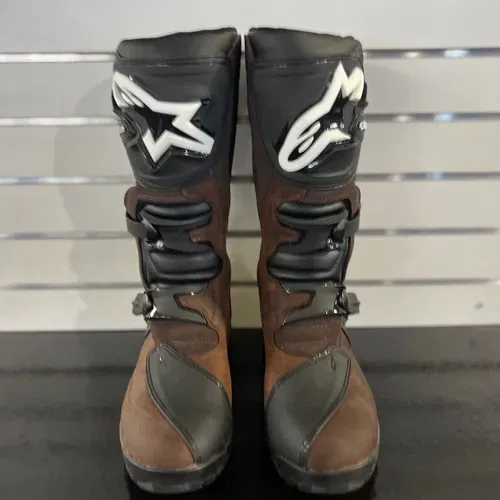 ALPINESTARS COROZAL ADVENTURE DRYSTAR BOOTS BRN OILED LEATHE