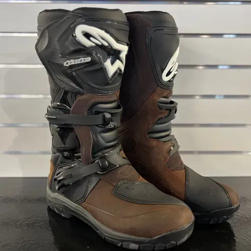 ALPINESTARS COROZAL ADVENTURE DRYSTAR BOOTS BRN OILED LEATHE