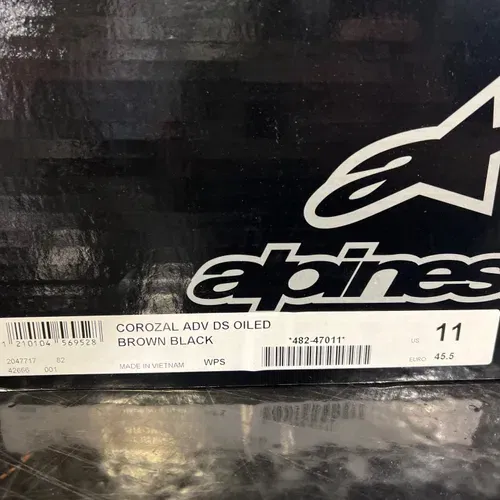 ALPINESTARS COROZAL ADVENTURE DRYSTAR BOOTS BRN OILED LEATHE