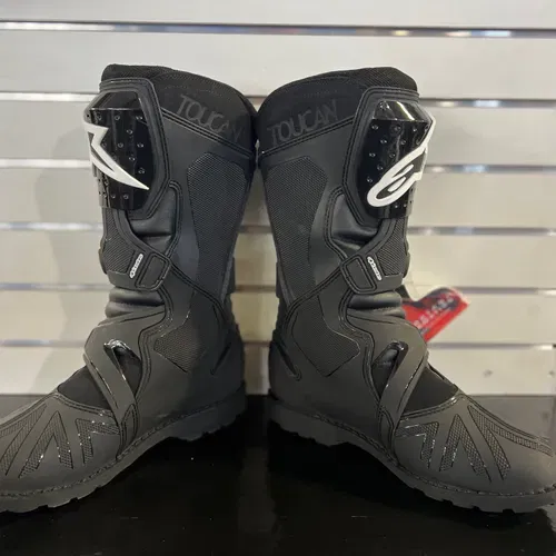 ALPINESTARS TOUCAN GORE-TEX BOOTS BLACK SZ 11 ALPINESTARS TOUCAN GORE-TEX BOOTS BLACK SZ 11