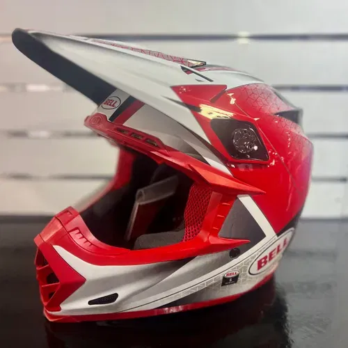 Moto 9 Flex Hound Rd/Wh/Bk Small