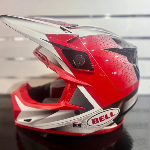 Moto 9 Flex Hound Rd/Wh/Bk Small