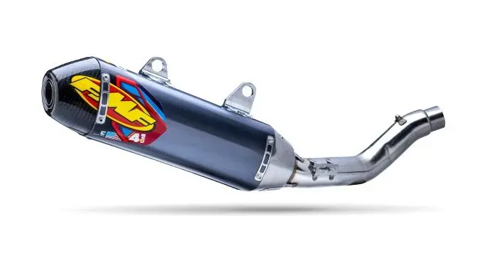 FMF Factory 4.1 RCT Stainless/Aluminum Slip-On Exhaust with Carbon End Cap