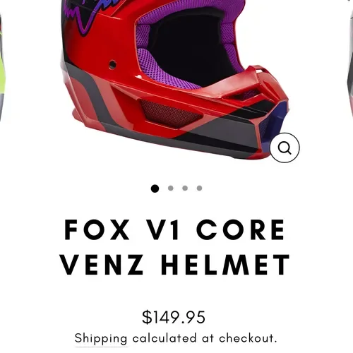 Fox V1 helmet