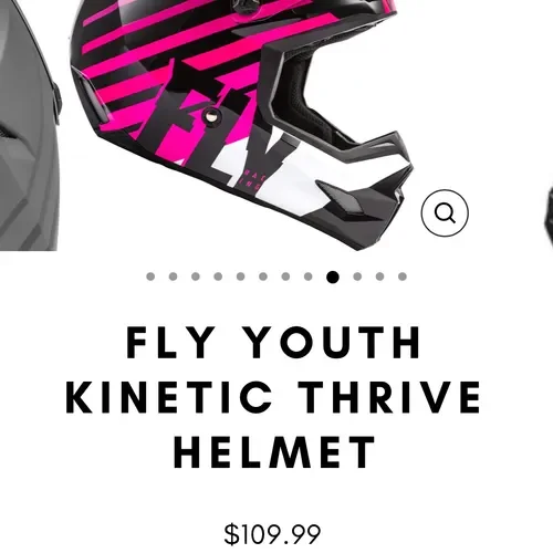 Youth Fly Racing Kinetic helmet
