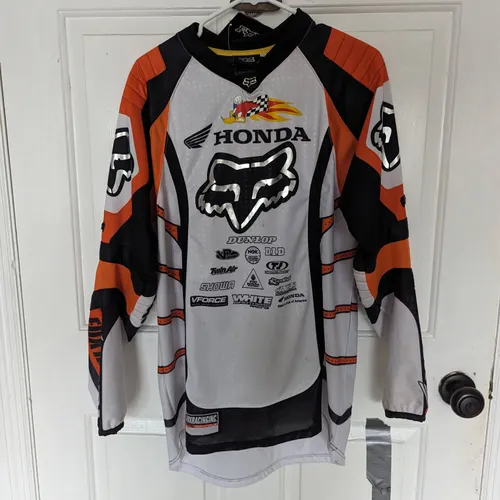 Ricky Carmichael Official Signed Fox MX Racing Jersey