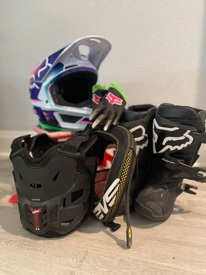 Kids Riding gear bundle! Helmet, Boots, Gloves, + more!