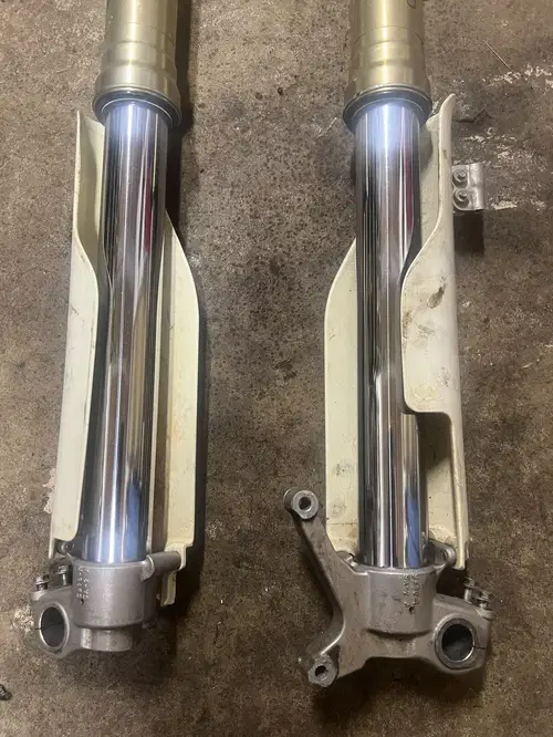 2005 - 2007 SUZUKI RMZ450 RMZ 450 OEM FORKS SUSPENSION TUBES TRIPLE CLAMPS TREES