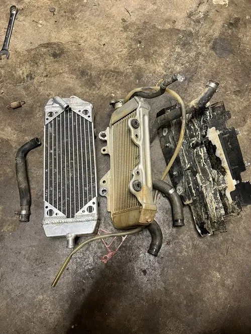 2006 - 2008 Kawasaki KX250F OEM Left Right Radiators
