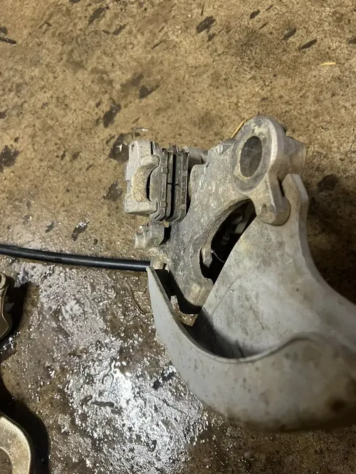 1999 99 YAMAHA WR400F wr 400 f WORKING! Rear Back Brake Caliper Master Cyl Line