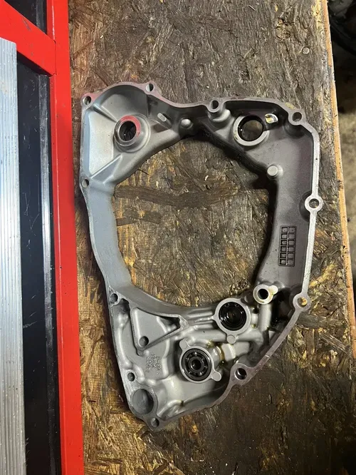 2013 KX250F Inner Clutch Cover OEM Water Pump Engine Kawasaki KX250 2009-2014