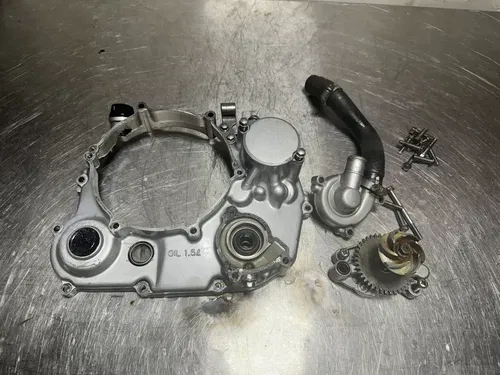 2009-2020 Kawasaki KLX250 KLX250S KLX250SF Inner Clutch Cover, Oil Filter Cap