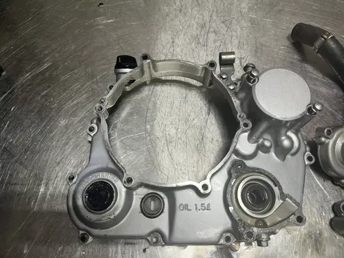 2009-2020 Kawasaki KLX250 KLX250S KLX250SF Inner Clutch Cover, Oil Filter Cap