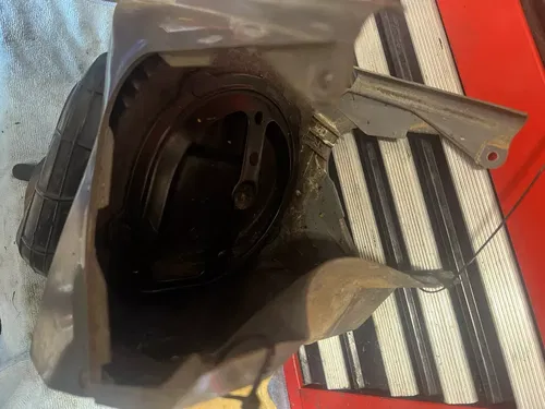 96-97 1997 KX125 KX 125 OEM Air Cleaner Airbox Box Connecting Tube Intake Holder