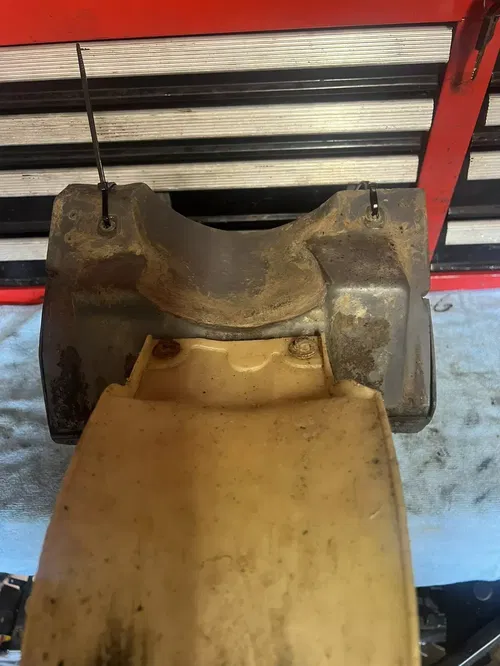 96-97 1997 KX125 KX 125 OEM Air Cleaner Airbox Box Connecting Tube Intake Holder