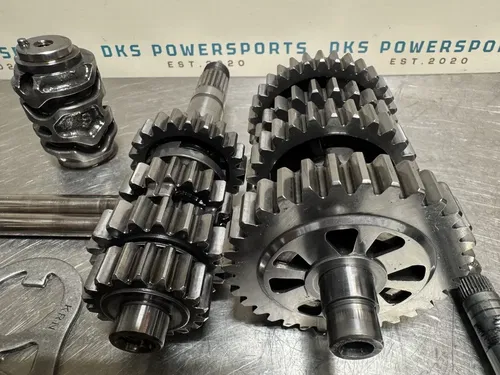 2014 14-17 HONDA CRF250R OEM TRANSMISSION TRANNY GEARS SHAFTS FORKS POLISHED.