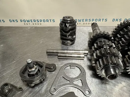 2014 14-17 HONDA CRF250R OEM TRANSMISSION TRANNY GEARS SHAFTS FORKS POLISHED.