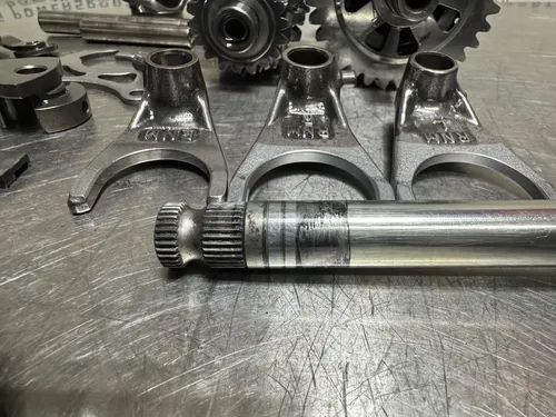 2014 14-17 HONDA CRF250R OEM TRANSMISSION TRANNY GEARS SHAFTS FORKS POLISHED.