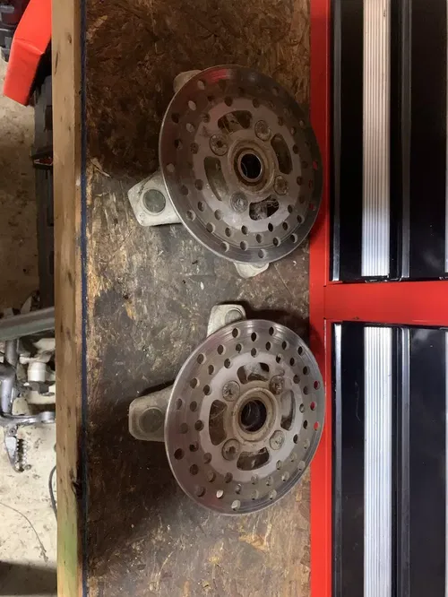 2004 2005 Yamaha YFZ450 Front Hubs Brakes Rotors raptor 660