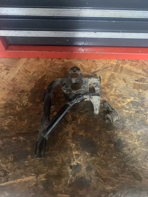 2009 Kawasaki KX100 Kx85 Radiator Stay Mount, CDI Mount Bracket, OEM, 35063-1137