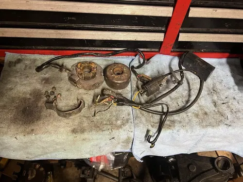 1993 92-95 RM125 RM 125 Electrical CDI Stator Flywheel Igniter Igntion Coil Loom