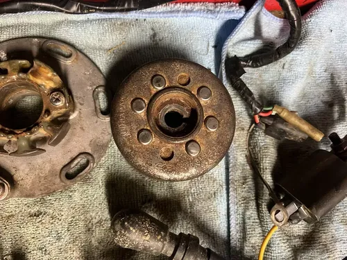 1993 92-95 RM125 RM 125 Electrical CDI Stator Flywheel Igniter Igntion Coil Loom