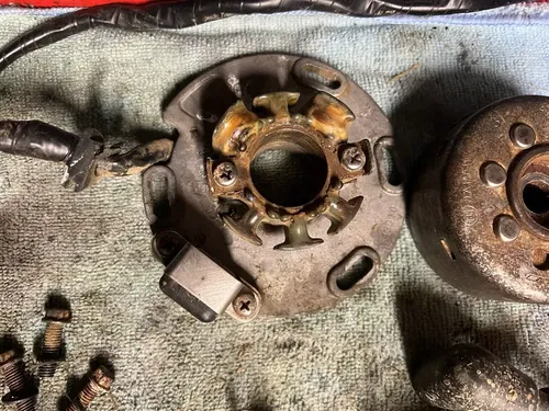 1993 92-95 RM125 RM 125 Electrical CDI Stator Flywheel Igniter Igntion Coil Loom