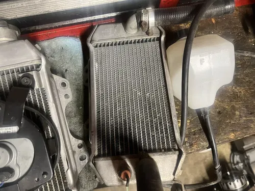 2009-2010 Kawasaki KLX250SF Radiator with Fan & Hoses 39061-0134 59502-0028