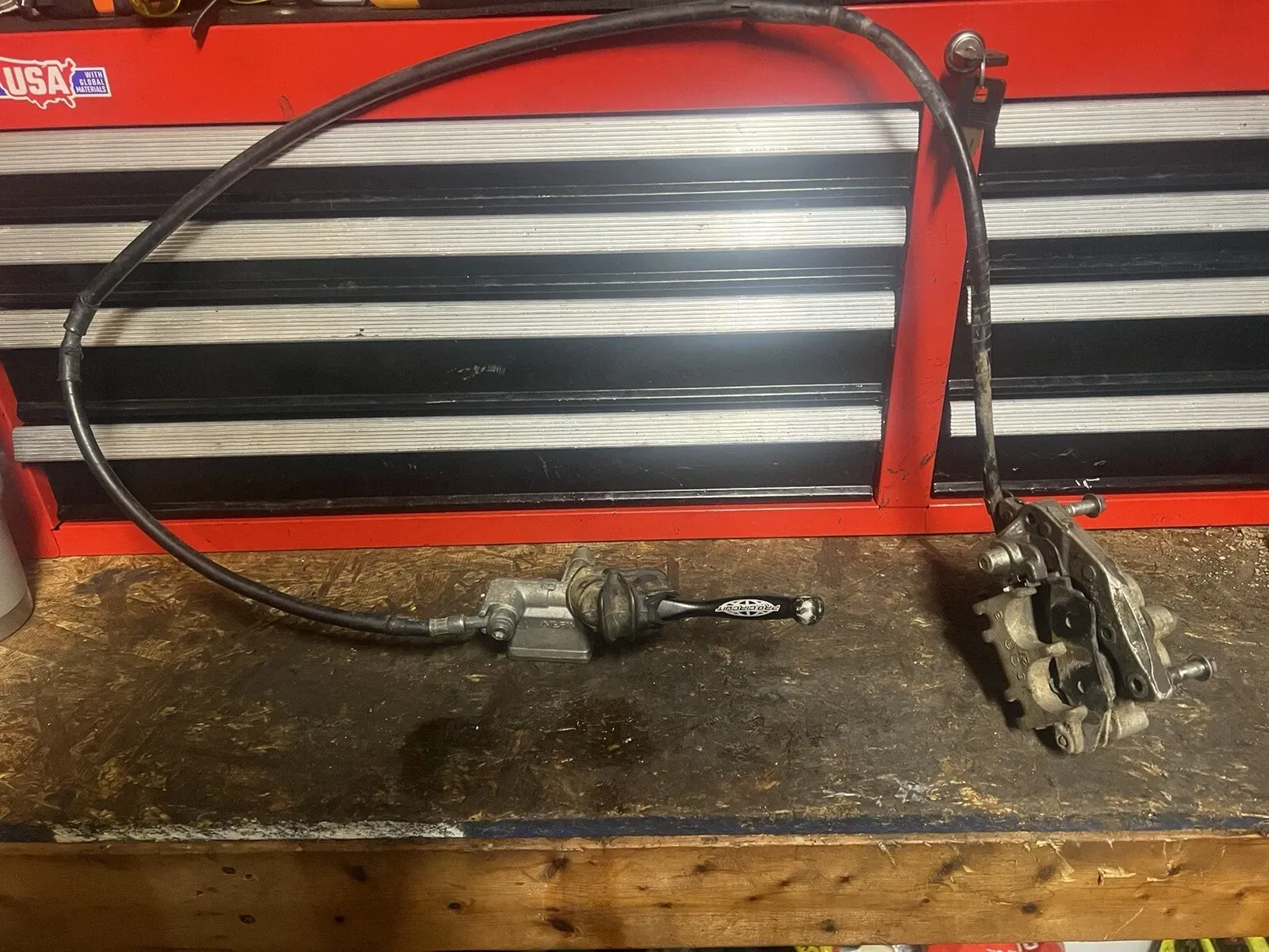 YZ450F FRONT BRAKES COMPLETE LEVER CALIPER GENUINE OEM YAMAHA YZ 450 F (06-09)