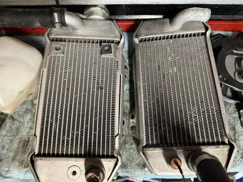 2009-2010 Kawasaki KLX250SF Radiator with Fan & Hoses 39061-0134 59502-0028