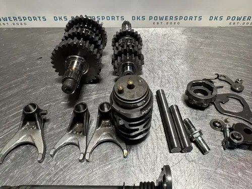 2014 14-16 KX250F OEM TRANSMISSION MAIN COUNTER DRUM GEAR 13128-0669 FORKS