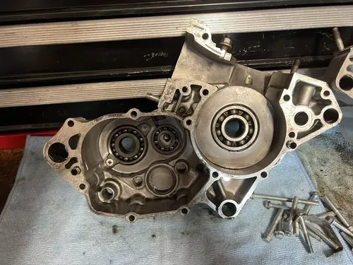 2000 99-02 Kawasaki Kx125 Kx 125 Bottom End Engine Cases Set Bearings Crankshaft