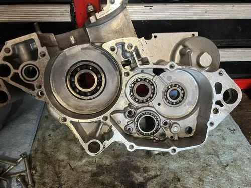2000 99-02 Kawasaki Kx125 Kx 125 Bottom End Engine Cases Set Bearings Crankshaft