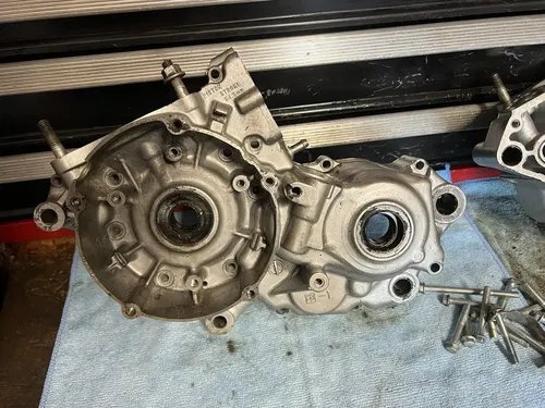 2000 99-02 Kawasaki Kx125 Kx 125 Bottom End Engine Cases Set Bearings Crankshaft
