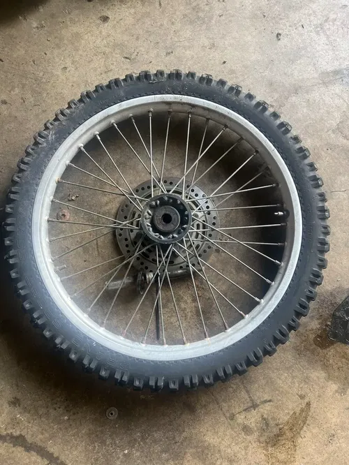 1996 Husqvarna WR 125 WR250 Original Front Wheel & Hub