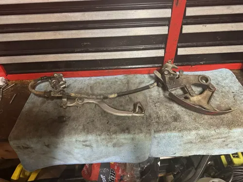 2005 - 2016 Honda Crf450r Oem Rear Brake Caliper Master Cylinder Line Lever
