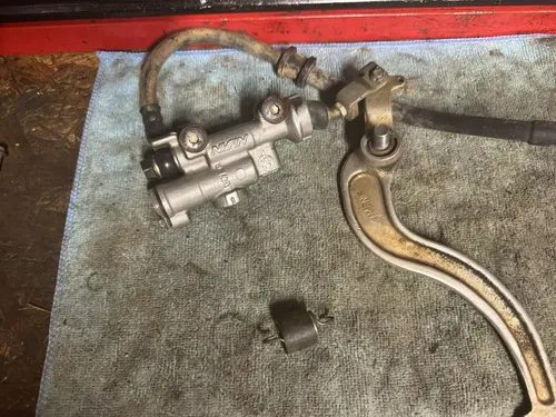 2005 - 2016 Honda Crf450r Oem Rear Brake Caliper Master Cylinder Line Lever