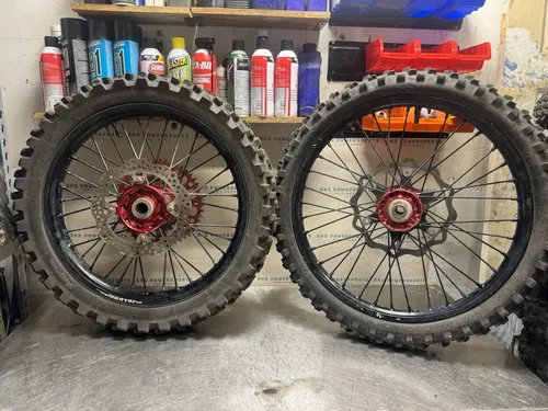 HONDA 14-17 CRF250R 13-16 CRF450R DID FRONT BACK REAR WHEEL SET PAIR WHEELS RIMS