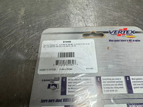 Vertex Top End Gasket Kit Kawasaki KLX250SF 09-10